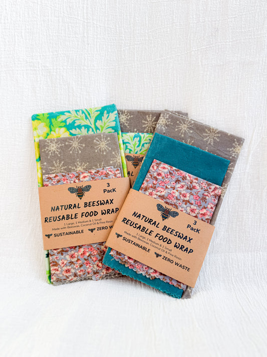 Beeswax Wraps - 3 Pack