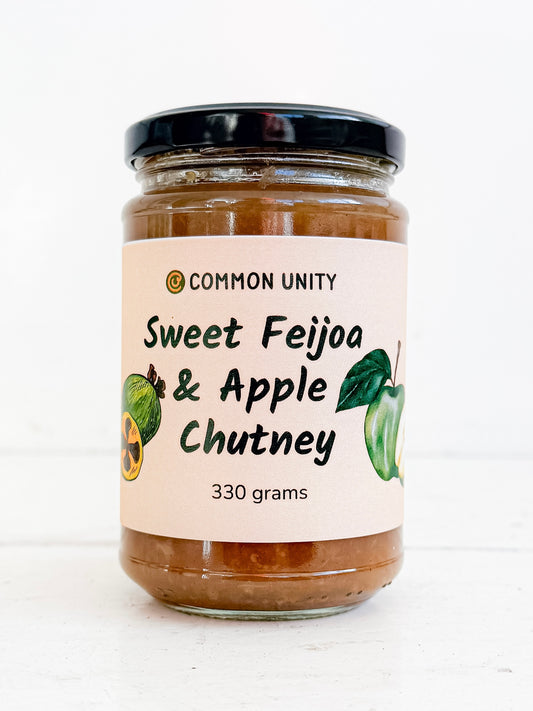 Sweet Feijoa & Apple Chutney